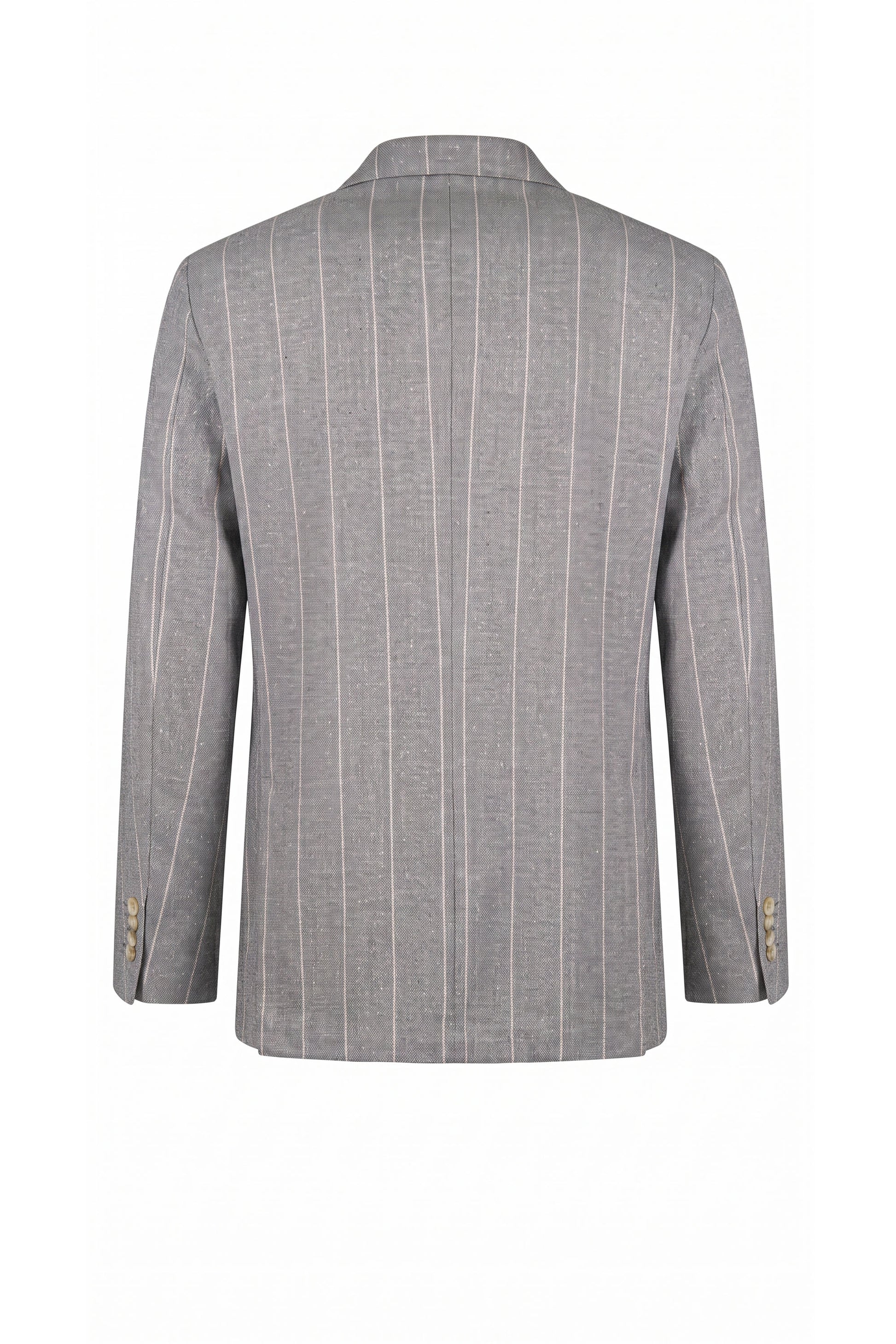 Wool, Baby Alpaca & Silk Unlined Pinstripe Suit - Fabrics by Ferla® - MONTEZEMOLO
