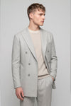 Deconstructed Double-Breasted Stretch Cotton Suit - MONTEZEMOLO