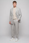 Deconstructed Double-Breasted Stretch Cotton Suit - MONTEZEMOLO