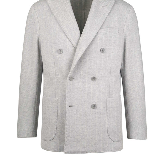Deconstructed Double-Breasted Stretch Cotton Suit - MONTEZEMOLO