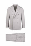 Deconstructed Double-Breasted Stretch Cotton Suit - MONTEZEMOLO