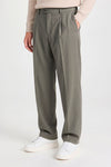 ZMART Single-Pleat Micro-Pattern Jersey Trousers