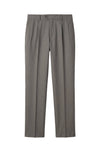 ZMART Single-Pleat Micro-Pattern Jersey Trousers