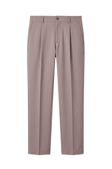 Single-Pleat ZMART TREND Pinstripe Jersey Trousers