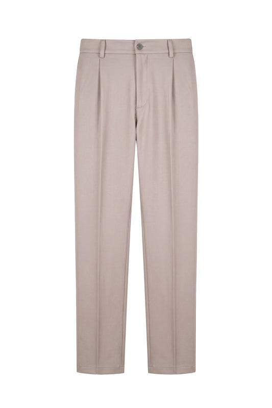 Single-Pleat ZMART TREND Trousers in Diagonal Twill - MONTEZEMOLO