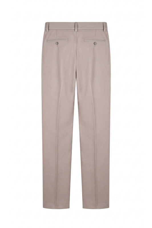 Single-Pleat ZMART TREND Trousers in Diagonal Twill - MONTEZEMOLO