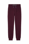 Wool and Cotton Drawstring Jogger Trousers