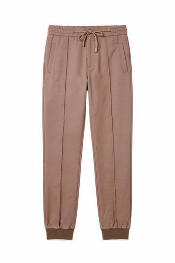 Cotton and Cashmere Drawstring Jogger Trousers