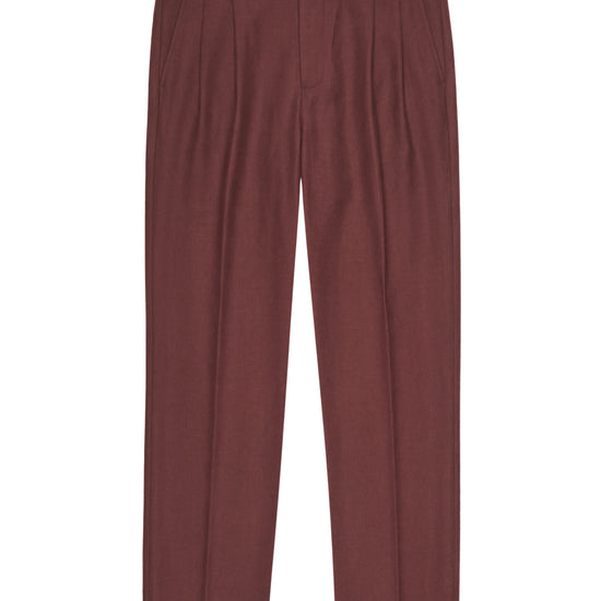 Double-Pleat Trousers - Loro Piana® Fabrics - MONTEZEMOLO