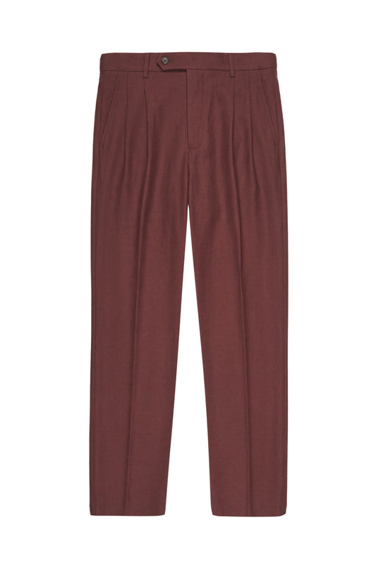 Double-Pleat Trousers - Loro Piana® Fabrics - MONTEZEMOLO