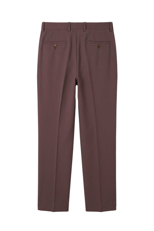 Double-Pleat Wide Fit Fluid Fabric Trousers