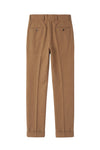 Cotton and Cashmere Twill Pleated Trousers - Zegna® Fabrics - MONTEZEMOLO