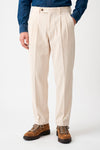 Two-Pleat Corduroy Chino Trousers