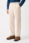 Two-Pleat Corduroy Chino Trousers