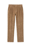 Two-Pleat Corduroy Chino Trousers