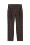 Two-Pleat Corduroy Chino Trousers