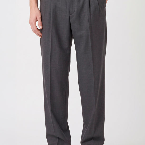 Wide-Fit Double-Pleat Trousers with Side Adjusters - MONTEZEMOLO