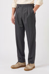 Wide-Fit Double-Pleat Trousers with Side Adjusters - MONTEZEMOLO