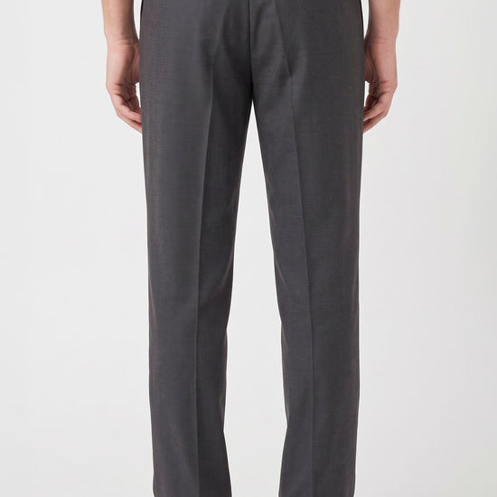 Wide-Fit Double-Pleat Trousers with Side Adjusters - MONTEZEMOLO