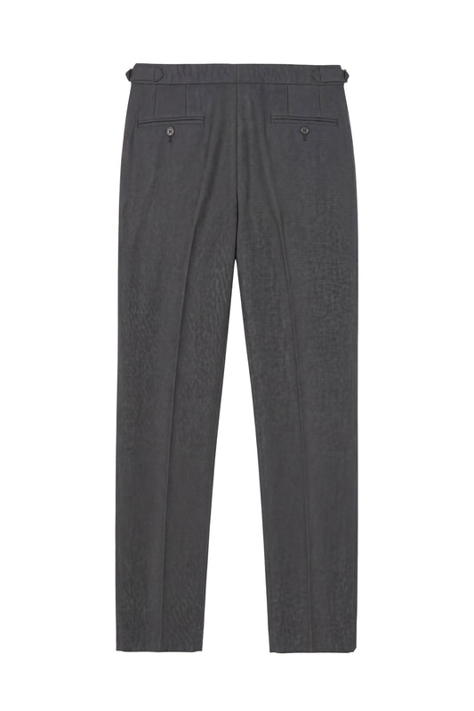 Wide-Fit Double-Pleat Trousers with Side Adjusters - MONTEZEMOLO