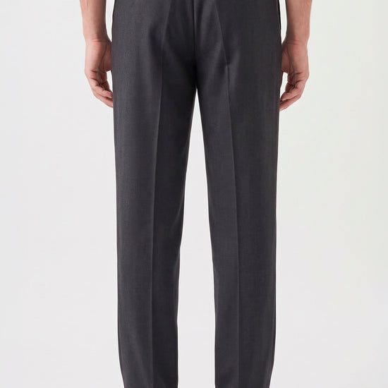 Wide-Fit Double-Pleat Trousers with Side Adjusters - MONTEZEMOLO