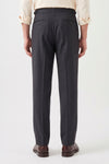 Wide-Fit Double-Pleat Trousers with Side Adjusters - MONTEZEMOLO