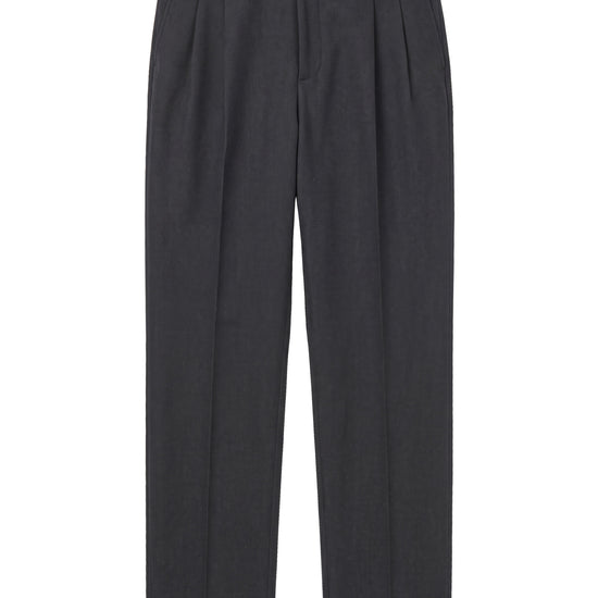 Wide-Fit Double-Pleat Trousers with Side Adjusters - MONTEZEMOLO