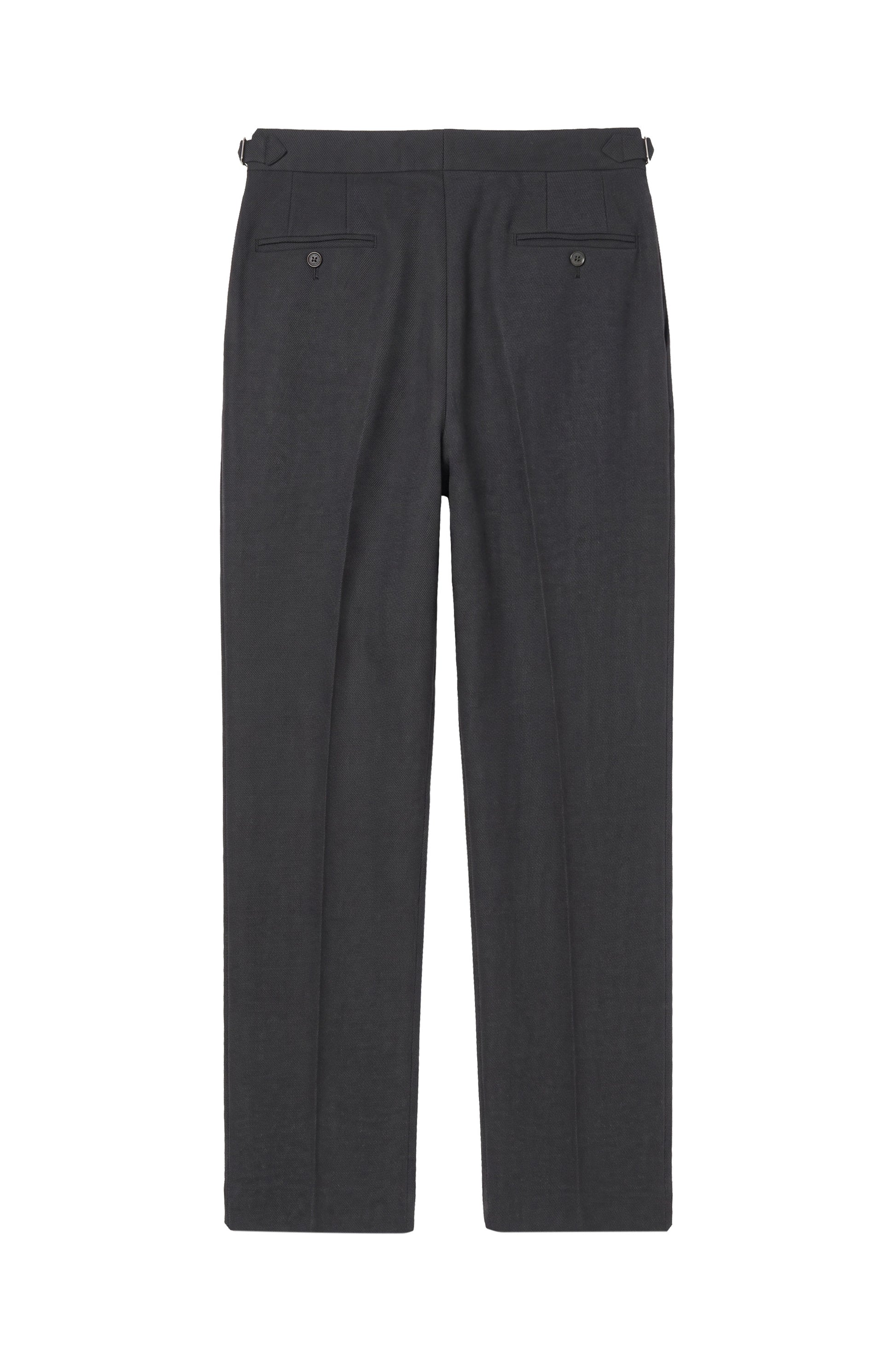 Wide-Fit Double-Pleat Trousers with Side Adjusters - MONTEZEMOLO