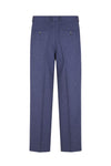 Pure Wool Wide Fit Trousers with Double Pleats
