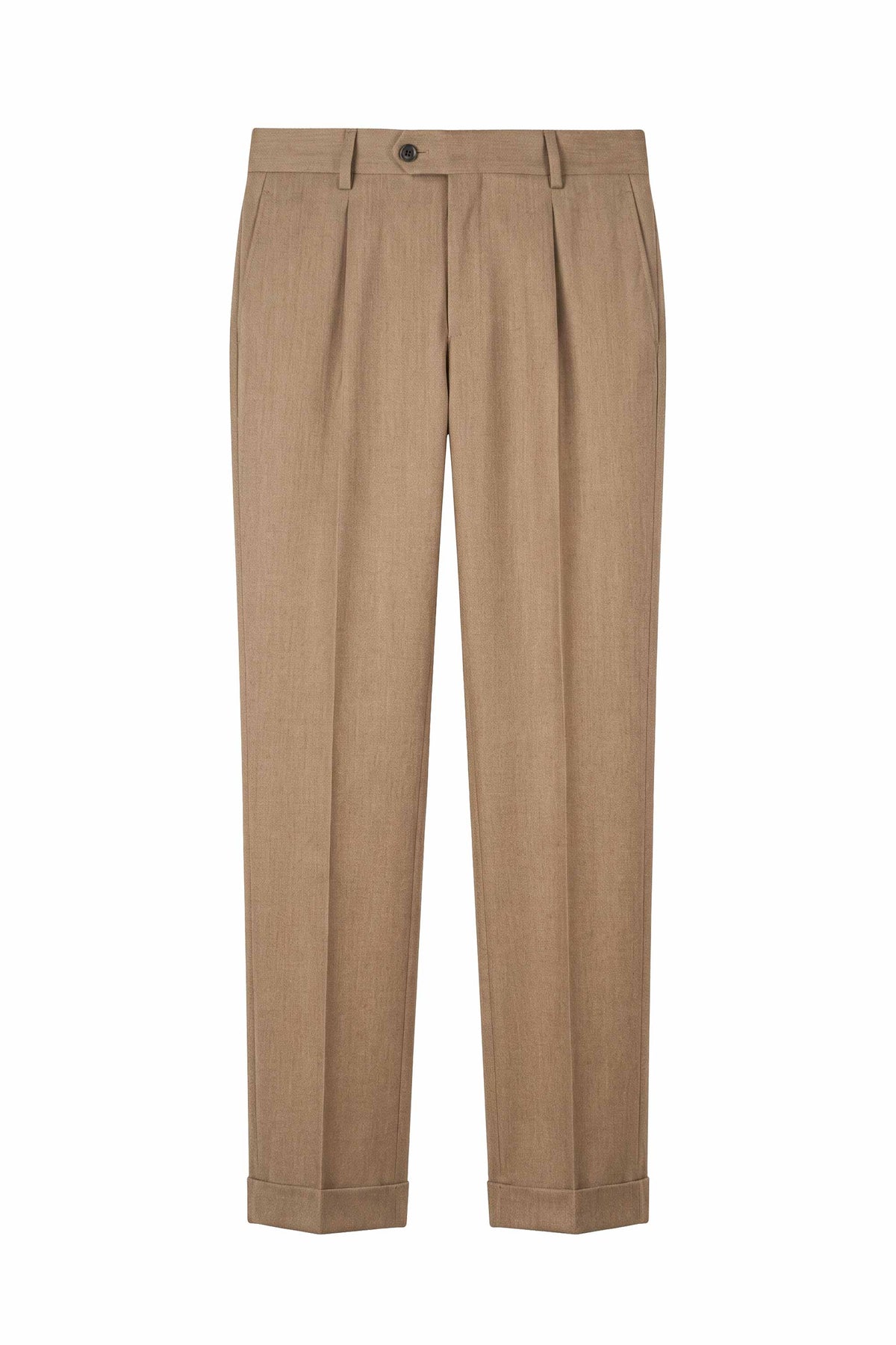 Wool and Cashmere Single-Pleat Trousers - MONTEZEMOLO