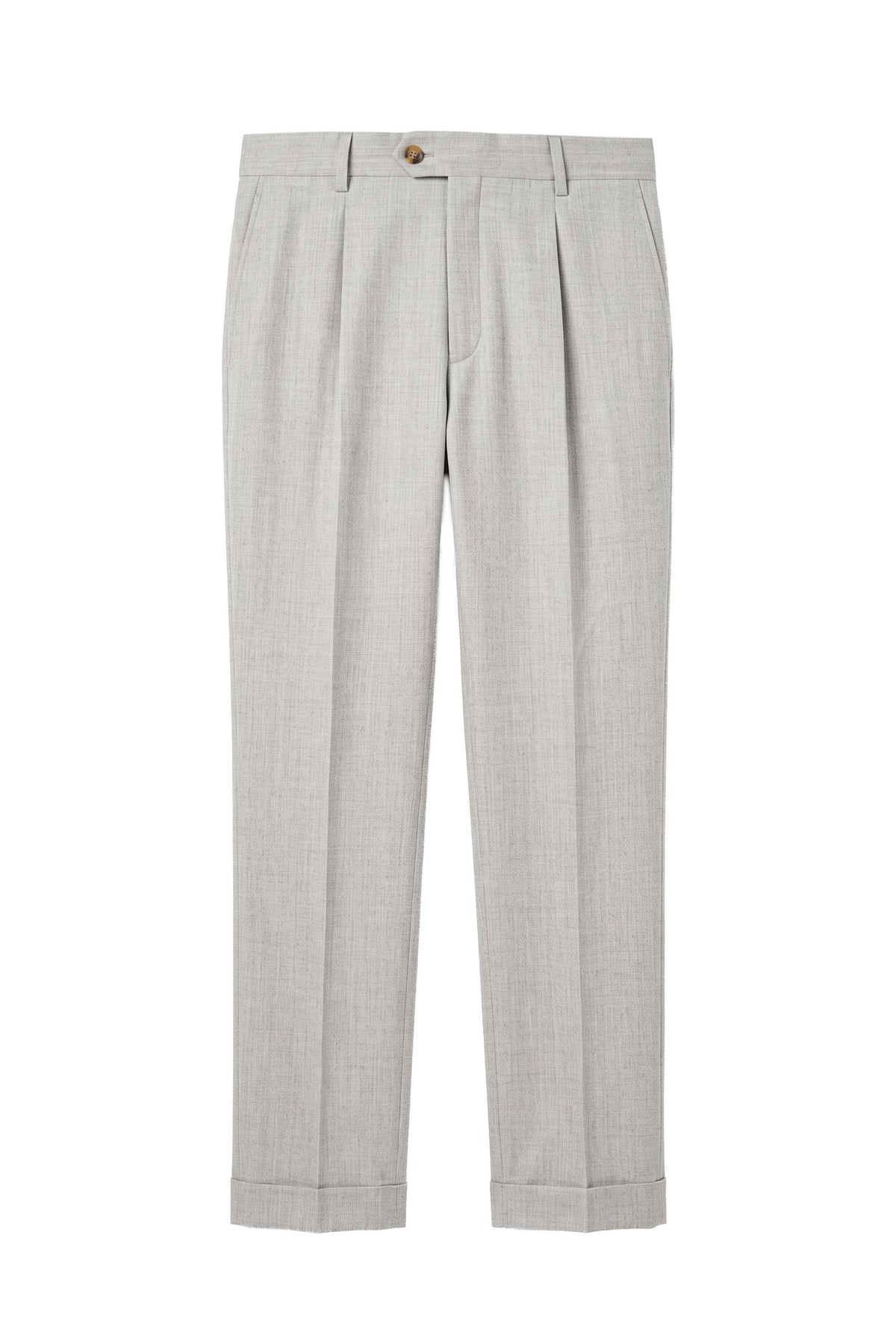 Wool and Cashmere Single-Pleat Trousers - MONTEZEMOLO