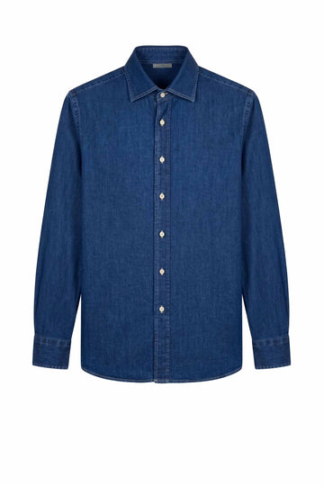 Washed Denim Shirt - MONTEZEMOLO