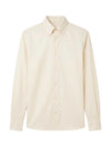 Pure Cotton Melange Flannel-Effect Button-Down Shirt - MONTEZEMOLO