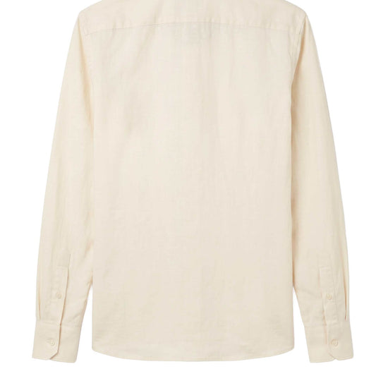 Pure Cotton Melange Flannel-Effect Button-Down Shirt - MONTEZEMOLO