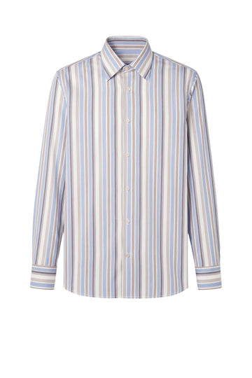 Supima Cotton Striped Shirt - MONTEZEMOLO
