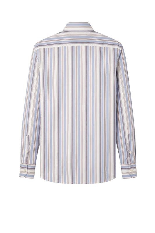 Supima Cotton Striped Shirt - MONTEZEMOLO