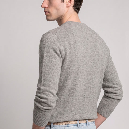 Pure Cashmere Crew-Neck Sweater - MONTEZEMOLO