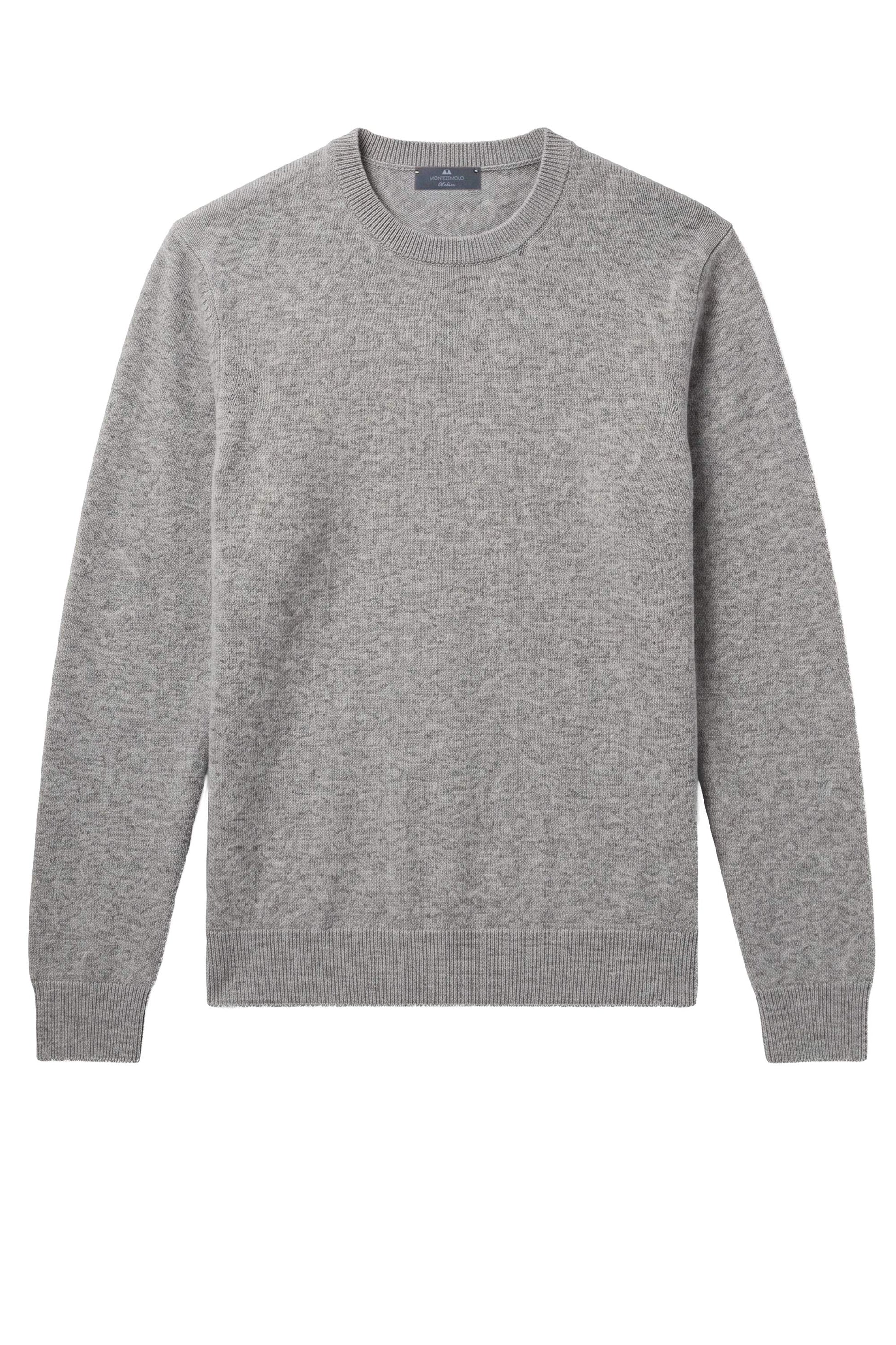 Pure Cashmere Crew-Neck Sweater - MONTEZEMOLO