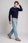 Pure Cashmere Crew-Neck Sweater - MONTEZEMOLO