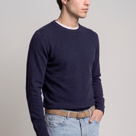 Pure Cashmere Crew-Neck Sweater - MONTEZEMOLO