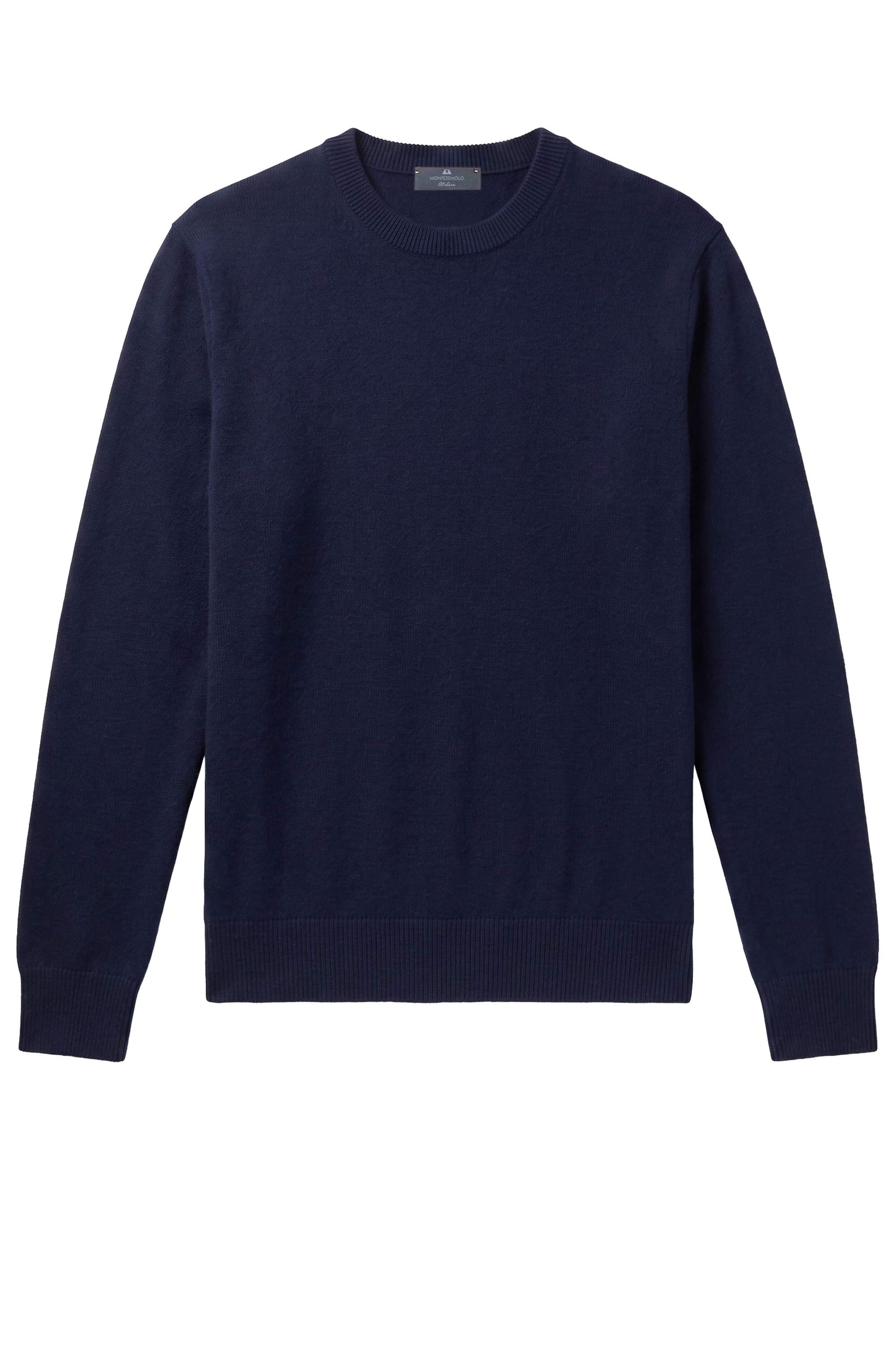 Pure Cashmere Crew-Neck Sweater - MONTEZEMOLO