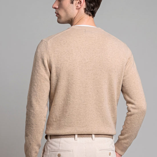 Pure Cashmere Crew-Neck Sweater - MONTEZEMOLO