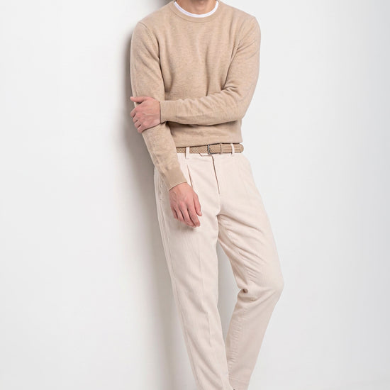 Pure Cashmere Crew-Neck Sweater - MONTEZEMOLO