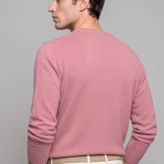 Pure Cashmere Crew-Neck Sweater - MONTEZEMOLO