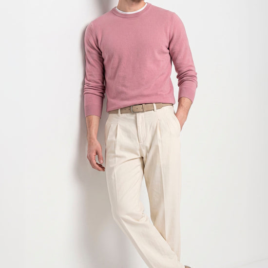 Pure Cashmere Crew-Neck Sweater - MONTEZEMOLO