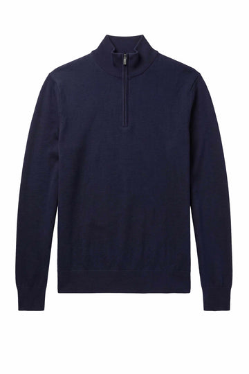 TREND Half-Zip Mock-Neck Knit