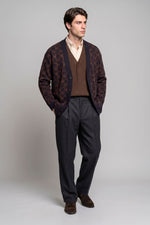 Atelier Merino Wool Jacquard Cardigan - MONTEZEMOLO
