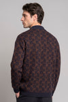 Atelier Merino Wool Jacquard Cardigan - MONTEZEMOLO