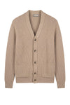 Wool-Blend English Rib Cardigan - MONTEZEMOLO