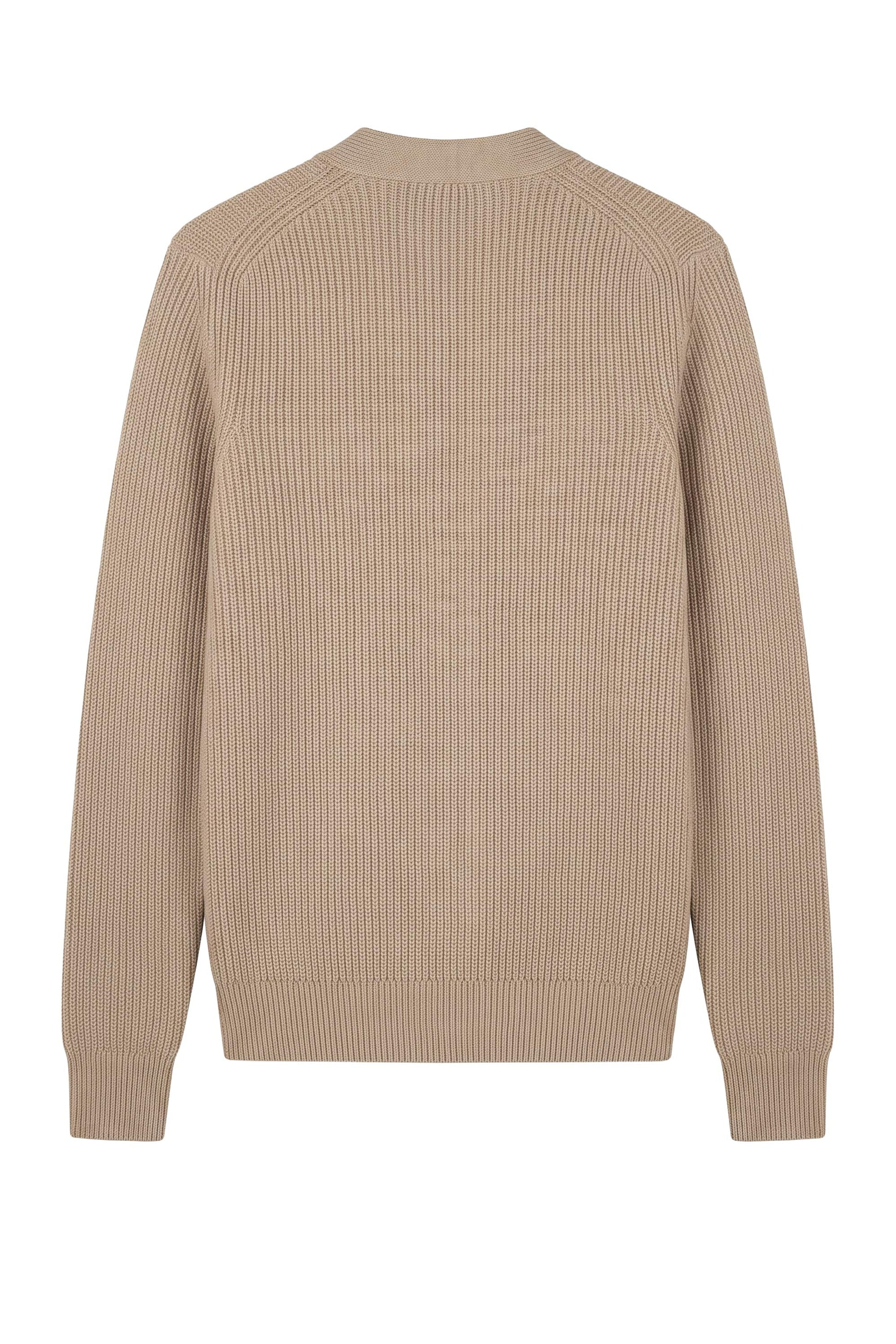 Wool-Blend English Rib Cardigan - MONTEZEMOLO